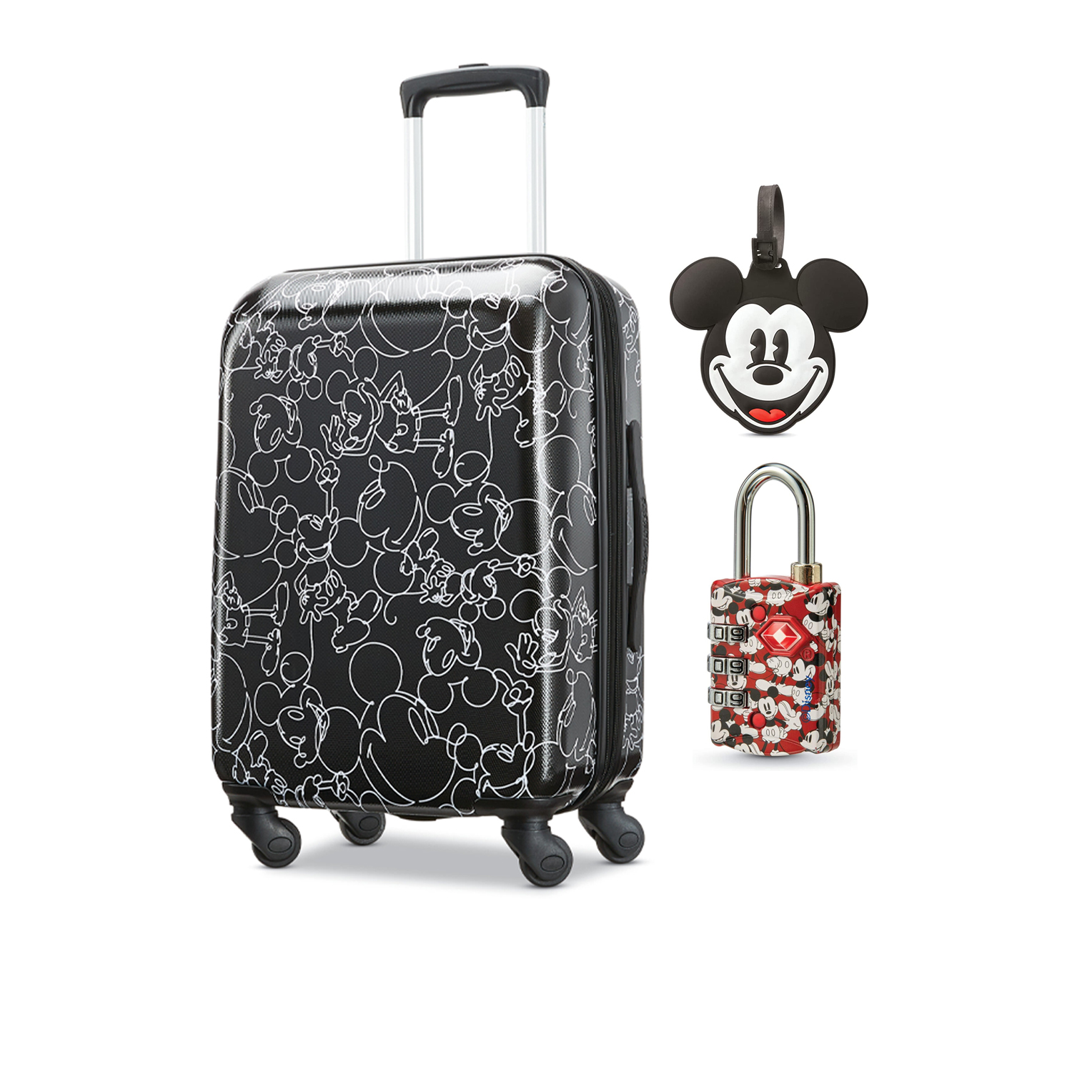 american tourister mickey mouse carry on