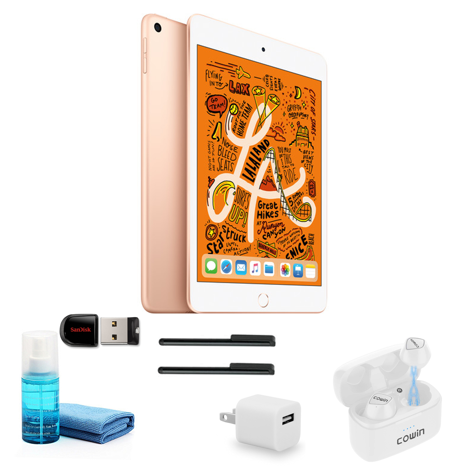 Apple iPad mini 7,9 дюйма (64 ГБ, золотой)