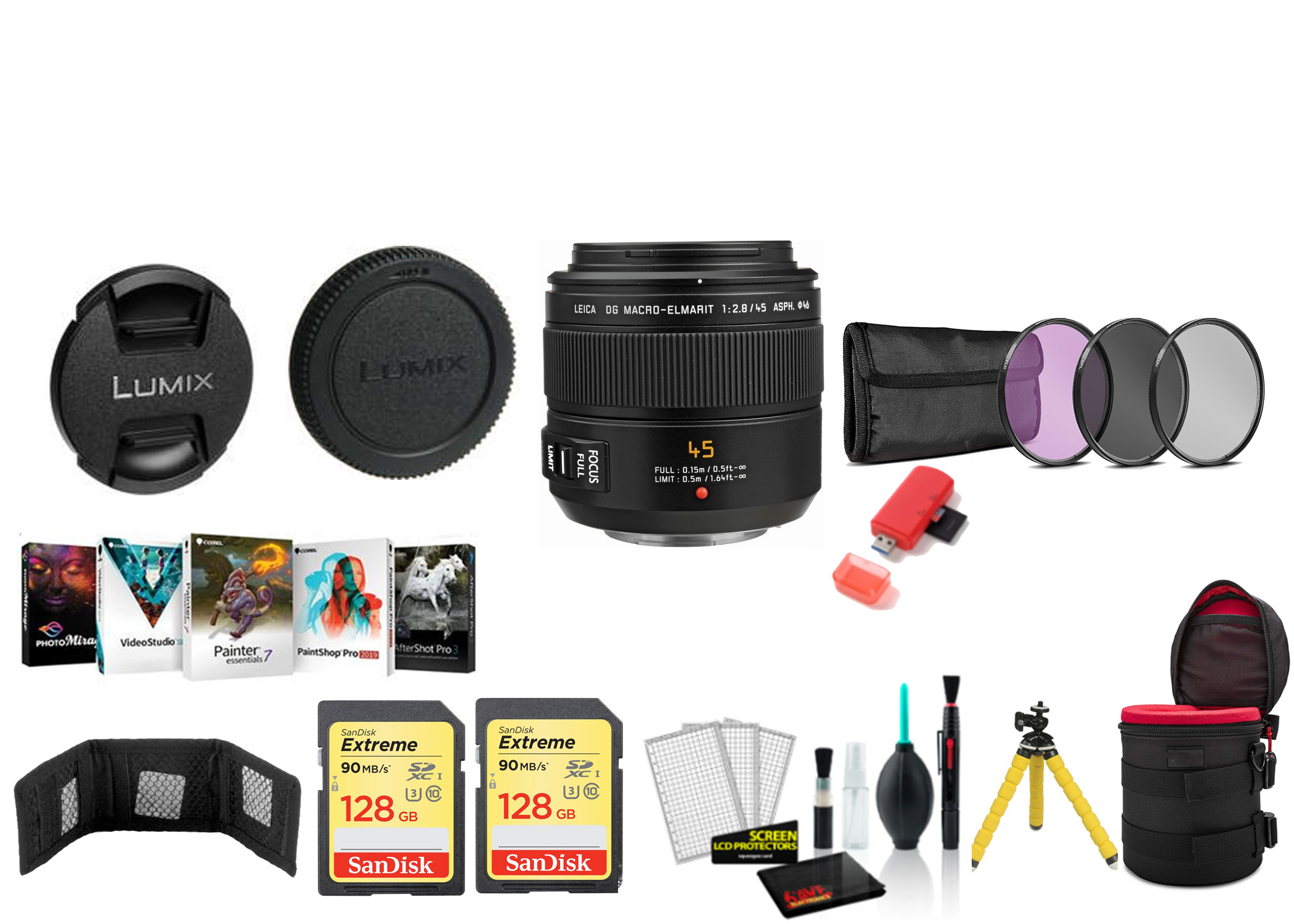 Panasonic Leica DG Macro-Elmarit 45mm f/2.8 ASPH. MEGA O.I.S. Lens