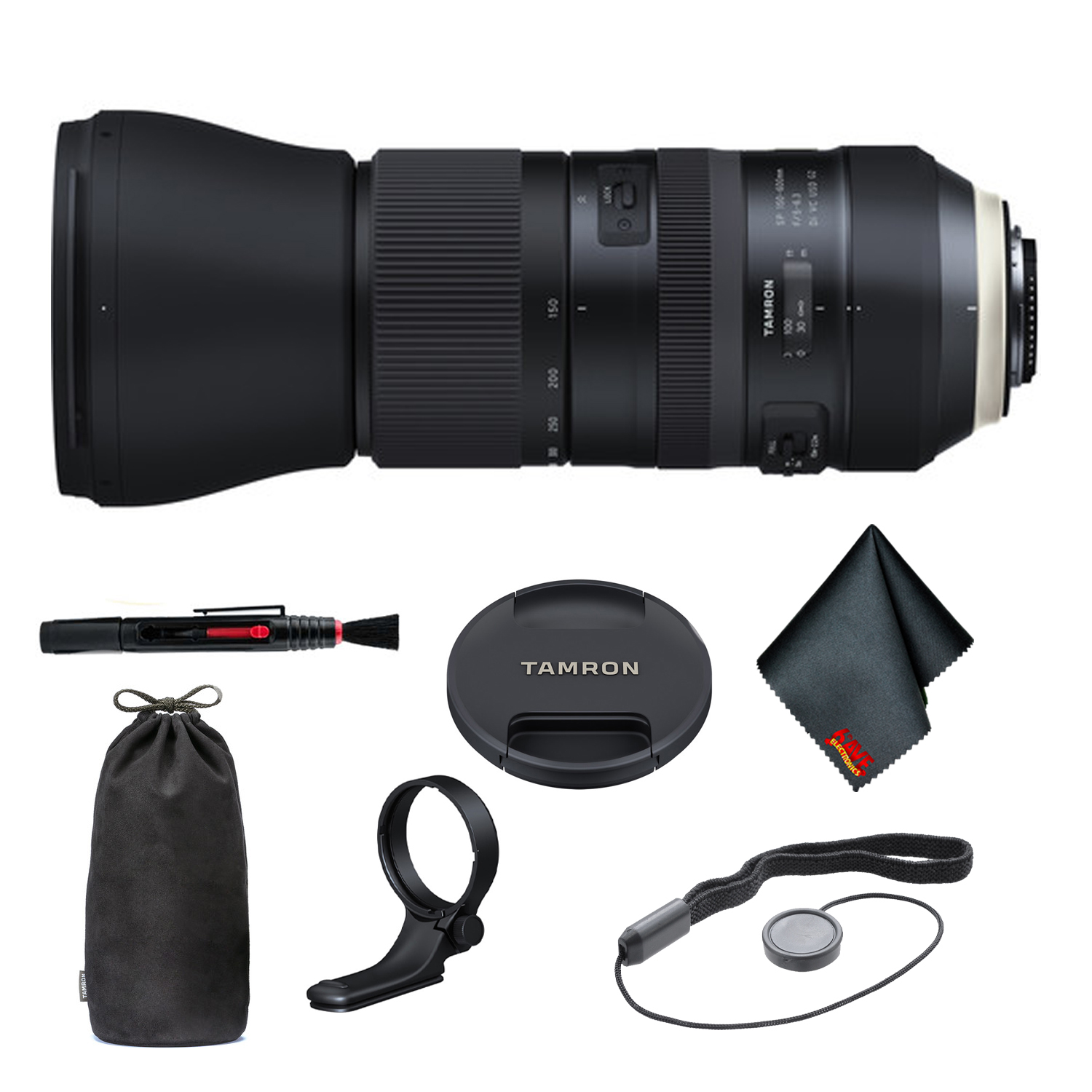 Tamron SP 150-600mm f/5-6.3 Di VC USD G2 for Canon EF Bundle +Lens Pen Cleaner - Picture 1 of 6