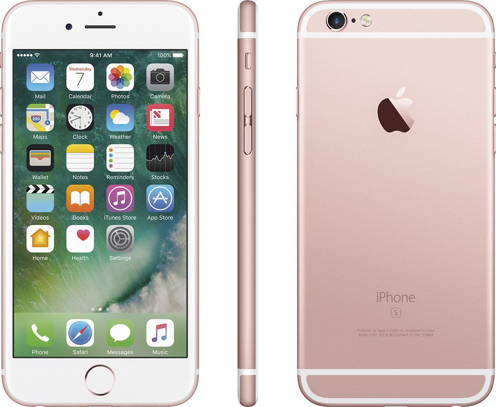 Apple iPhone 6s - 16GB - Rose Gold (Unlocked) A1633 (CDMA + GSM)