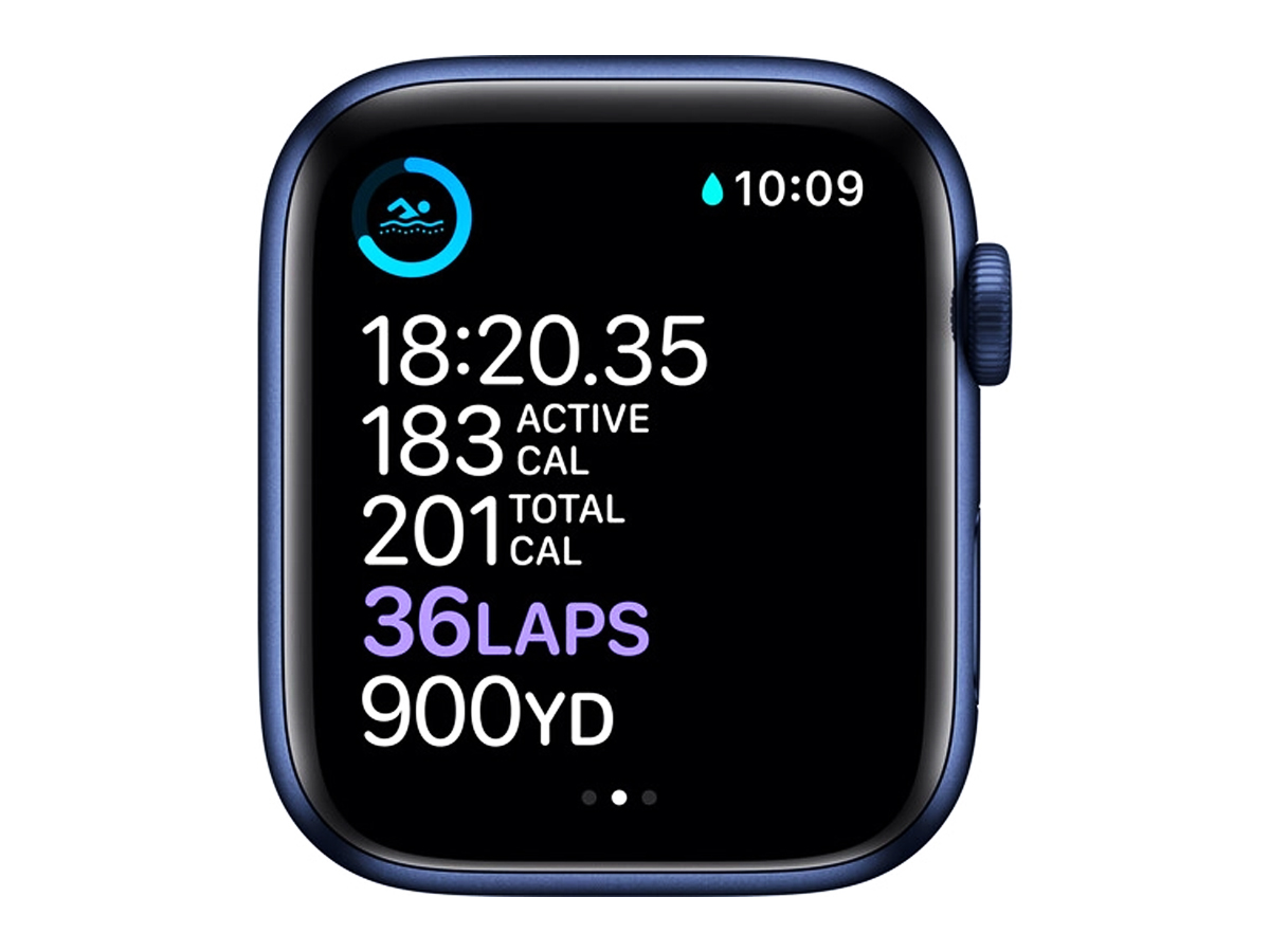 Apple Watch Series 6 (GPS, 44mm) - Blue Aluminum Case with Deep