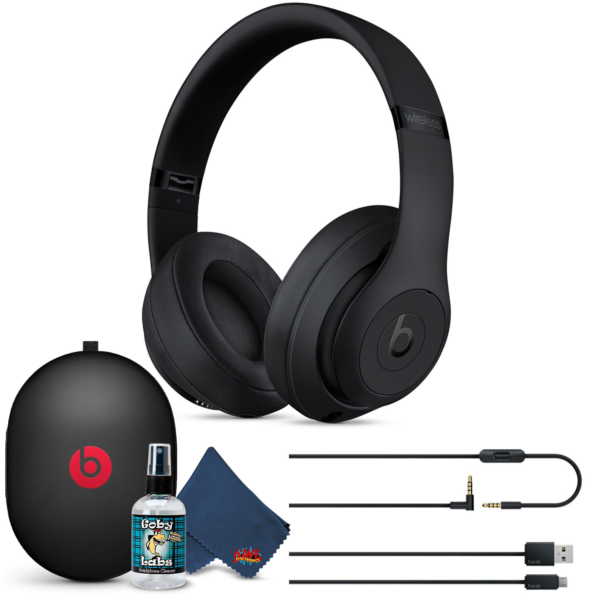 Беспроводные наушники Beats Studio3 с набором для чистки 6Ave