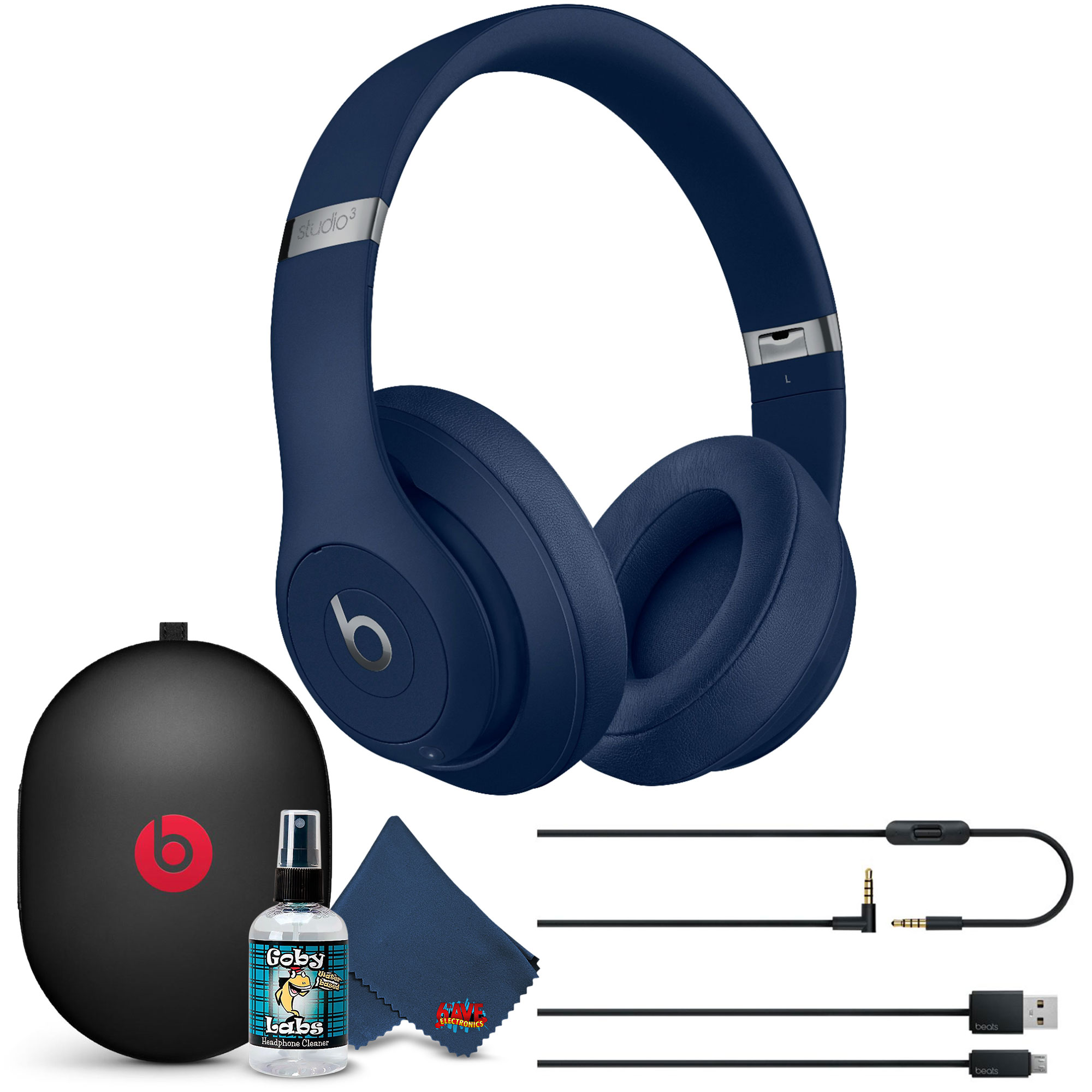 Beats Studio3 Wireless Headphones with 6Ave Cleaning Kit | eBay