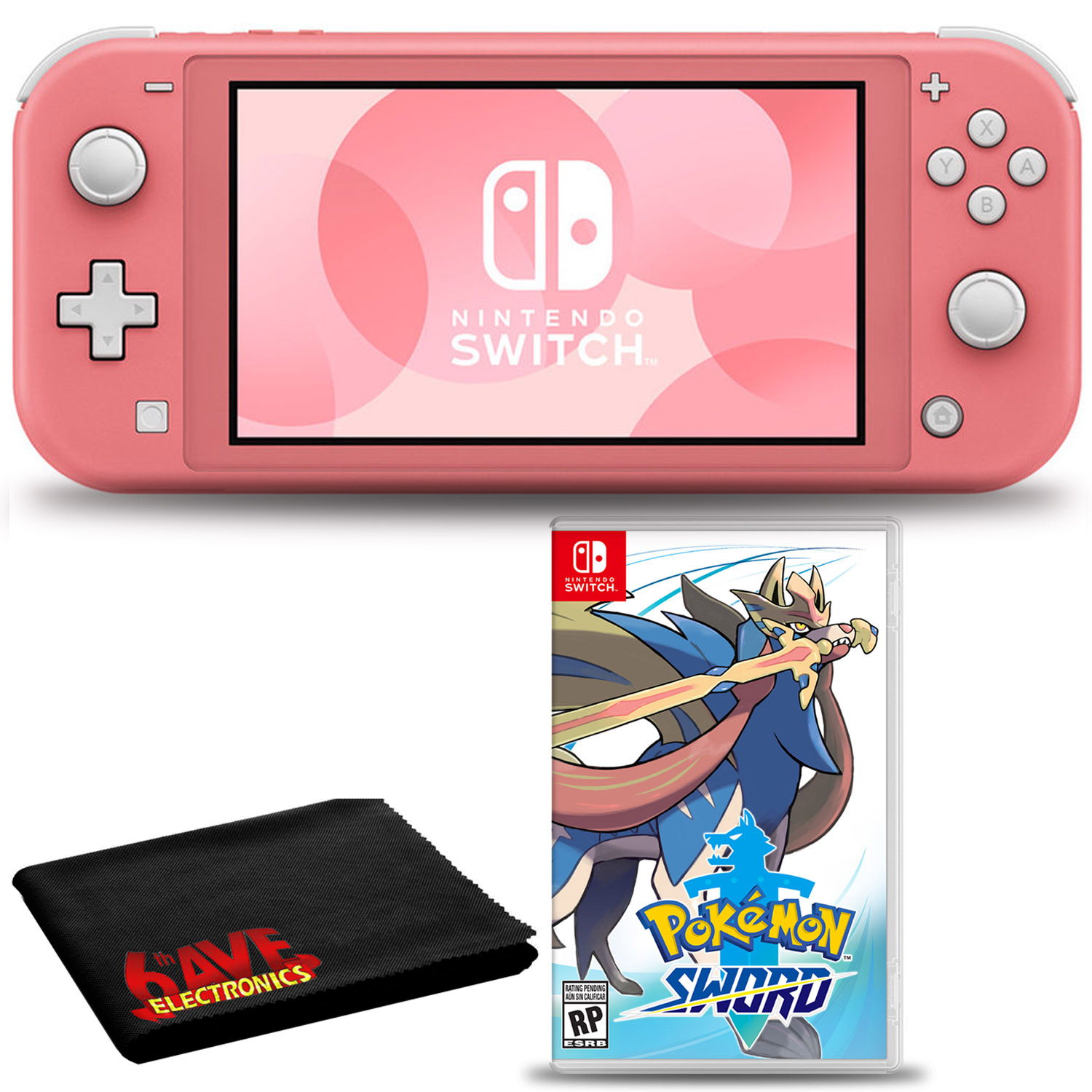 Pokemon sword and shield switch console clearance bundle