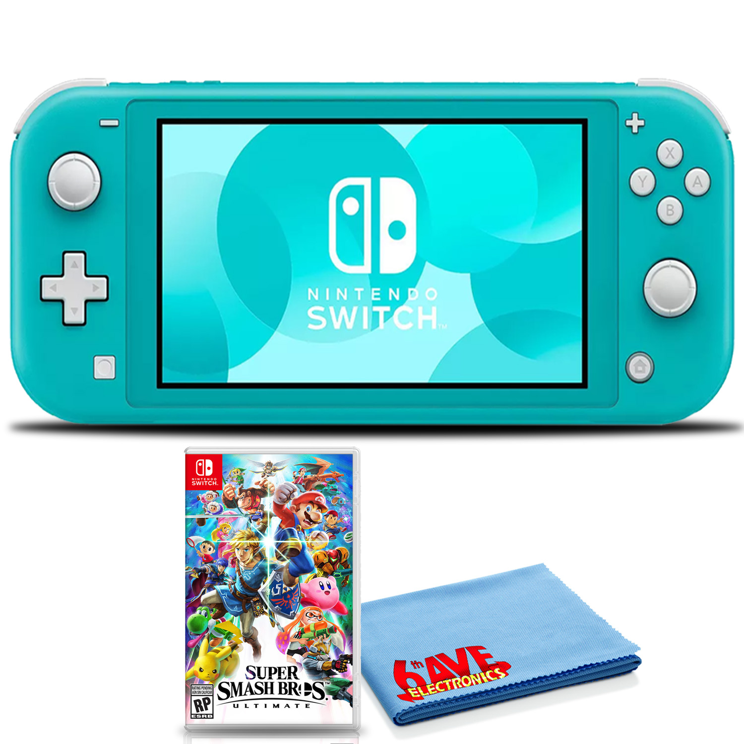 Nintendo Switch Lite (Coral, Pink) Console Bundle with 1-Year Extended  Protection Plan and 6Ave Cleaning Cloth