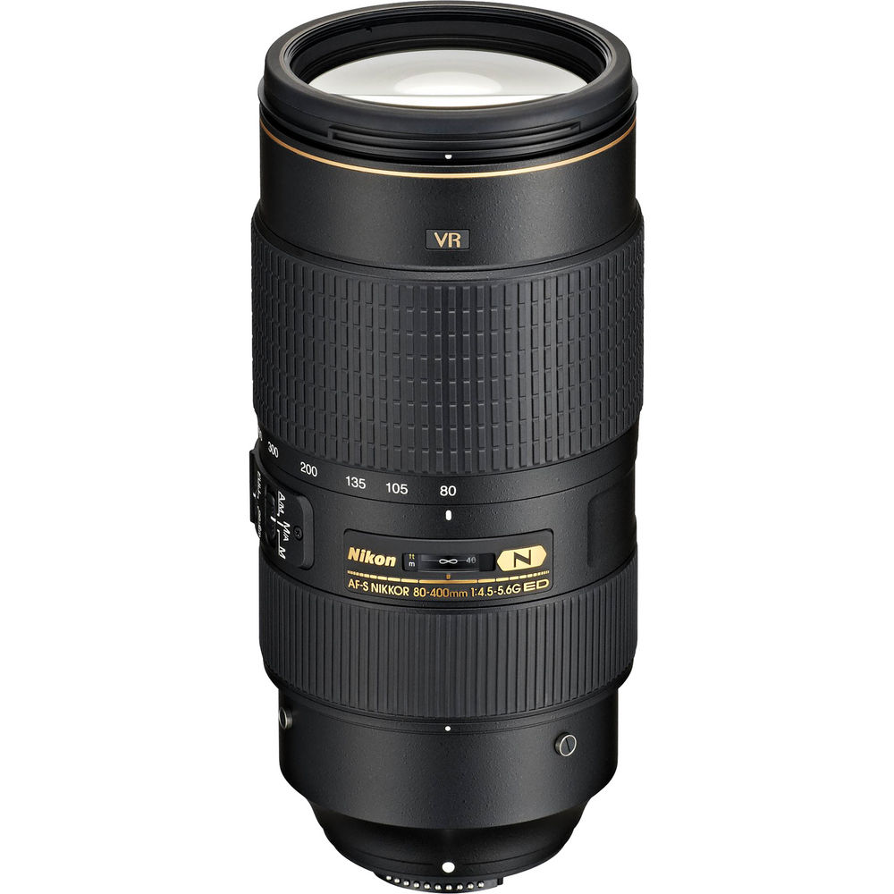 Nikon AF-S NIKKOR 80-400mm f/4.5-5.6G ED VR Lens with Filter