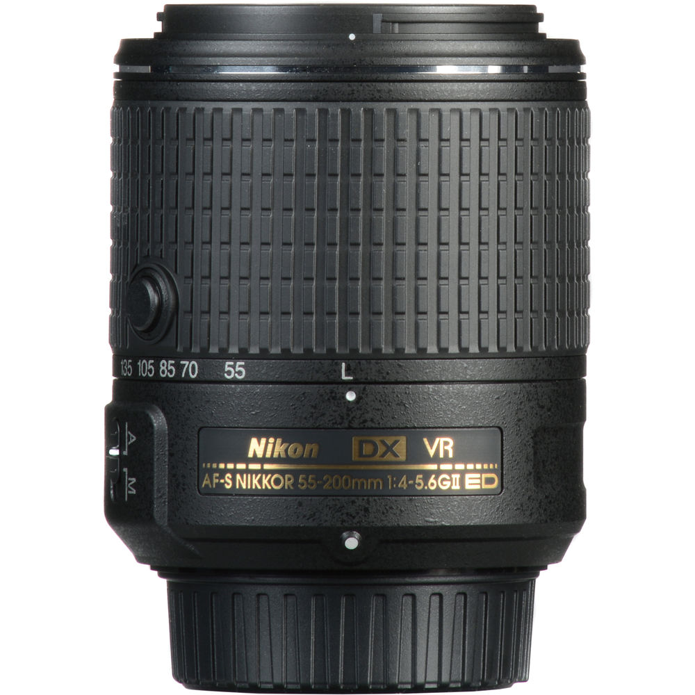 Nikon AF-S DX 55-200mm f/4-5.6G ED VR II Lens (20050) Intl Model