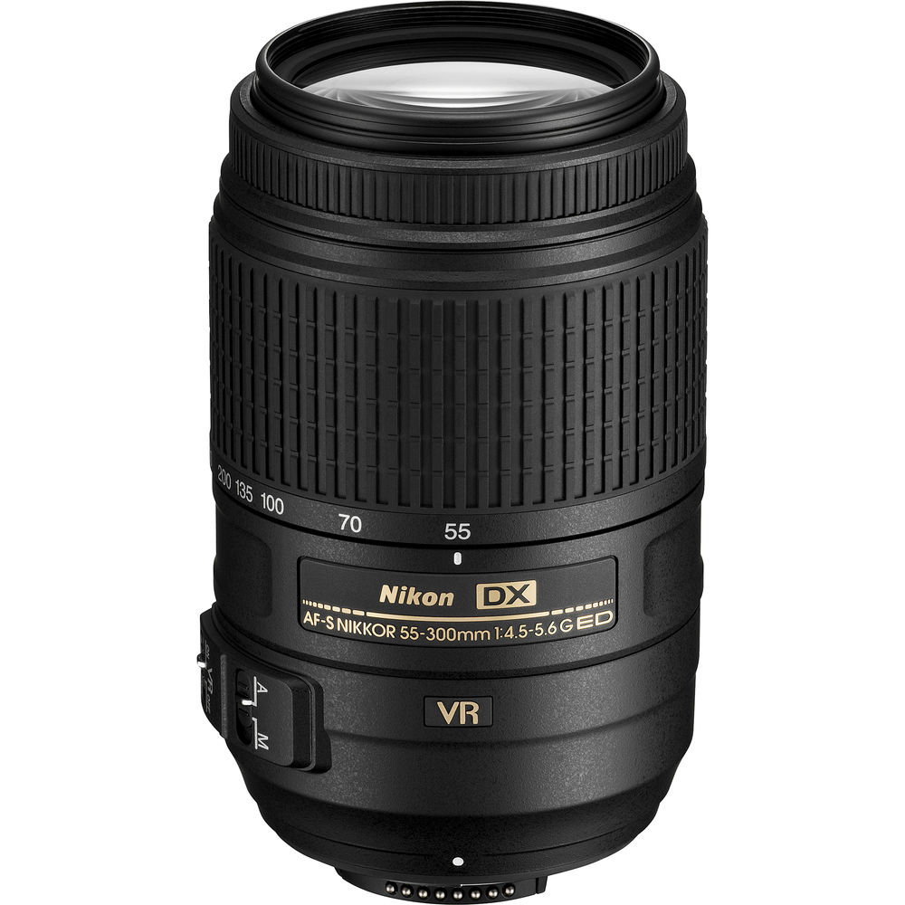 Nikon AF-S DX NIKKOR 55-300mm f/4.5-5.6G ED VR Lens with