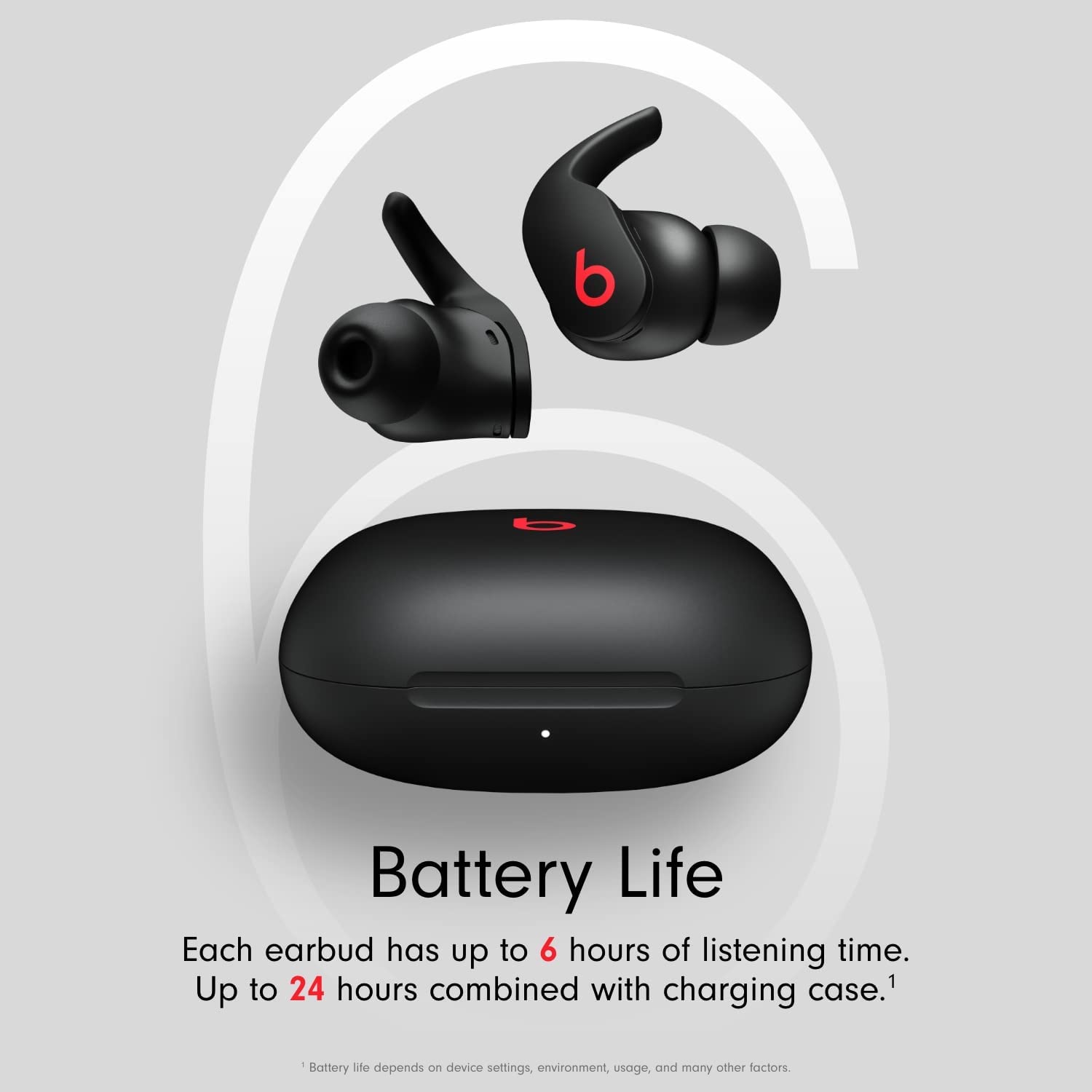 Beats Fit Pro True Wireless Earbuds - 6hr Battery, Microphone (Asst Colors)