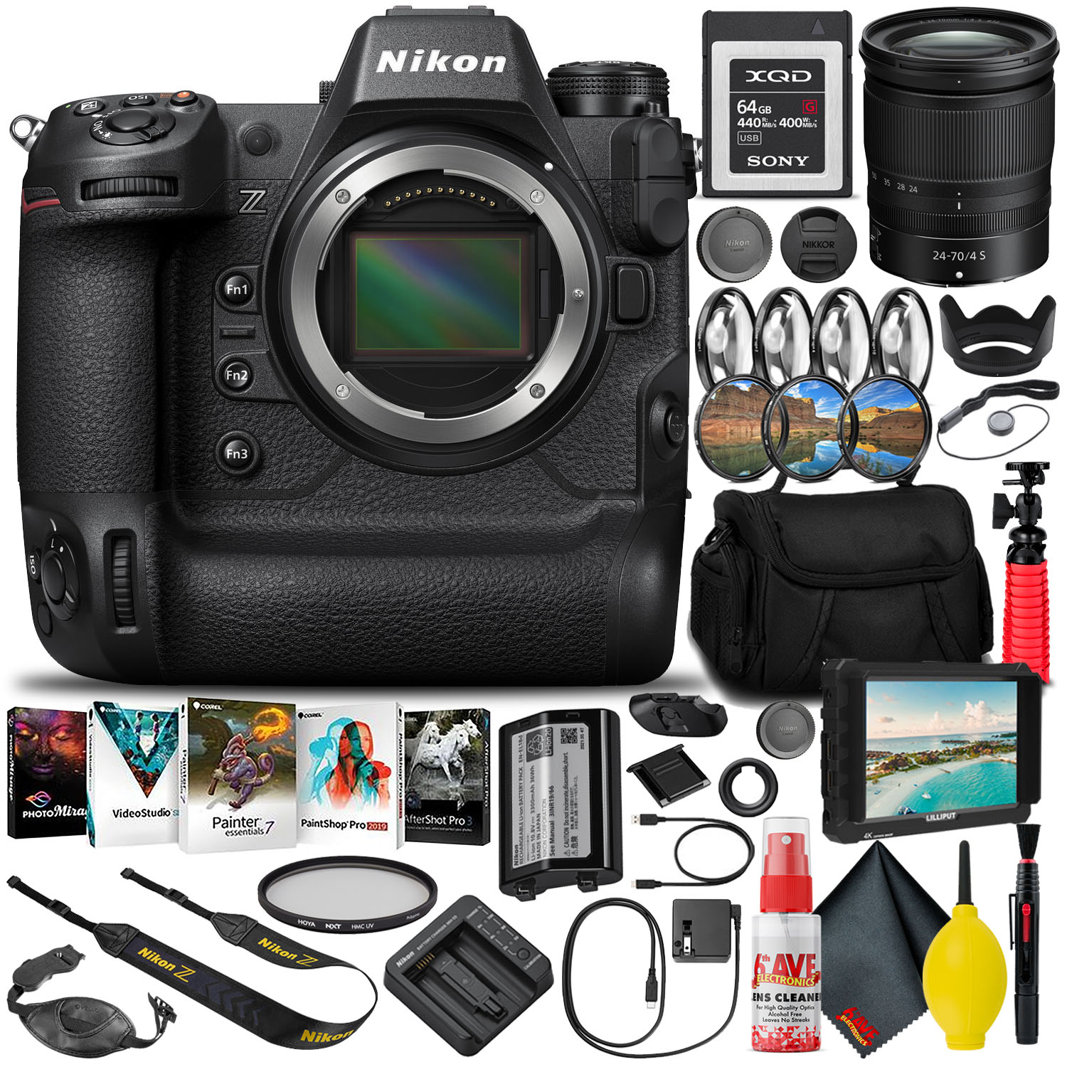 2024年新作入荷 Mirrorless Z9 Nikon Camera 64GB + Lens 24-70mm with (1669) その他