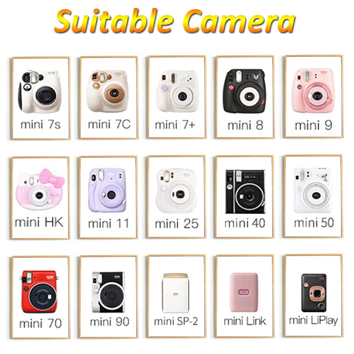 Fujifilm Instax Mini Instant Film (100 Sheets) for Mini 9, Mini 8, Mini 70, SP-2 - Picture 7 of 10