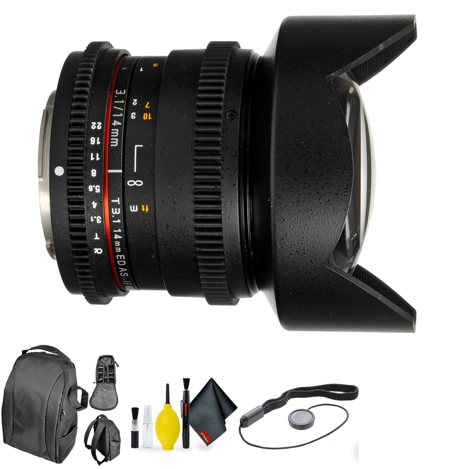 ROKINON 14mm T3.1 Cine Super Wide Angle Lens for Sony Alpha Mount for