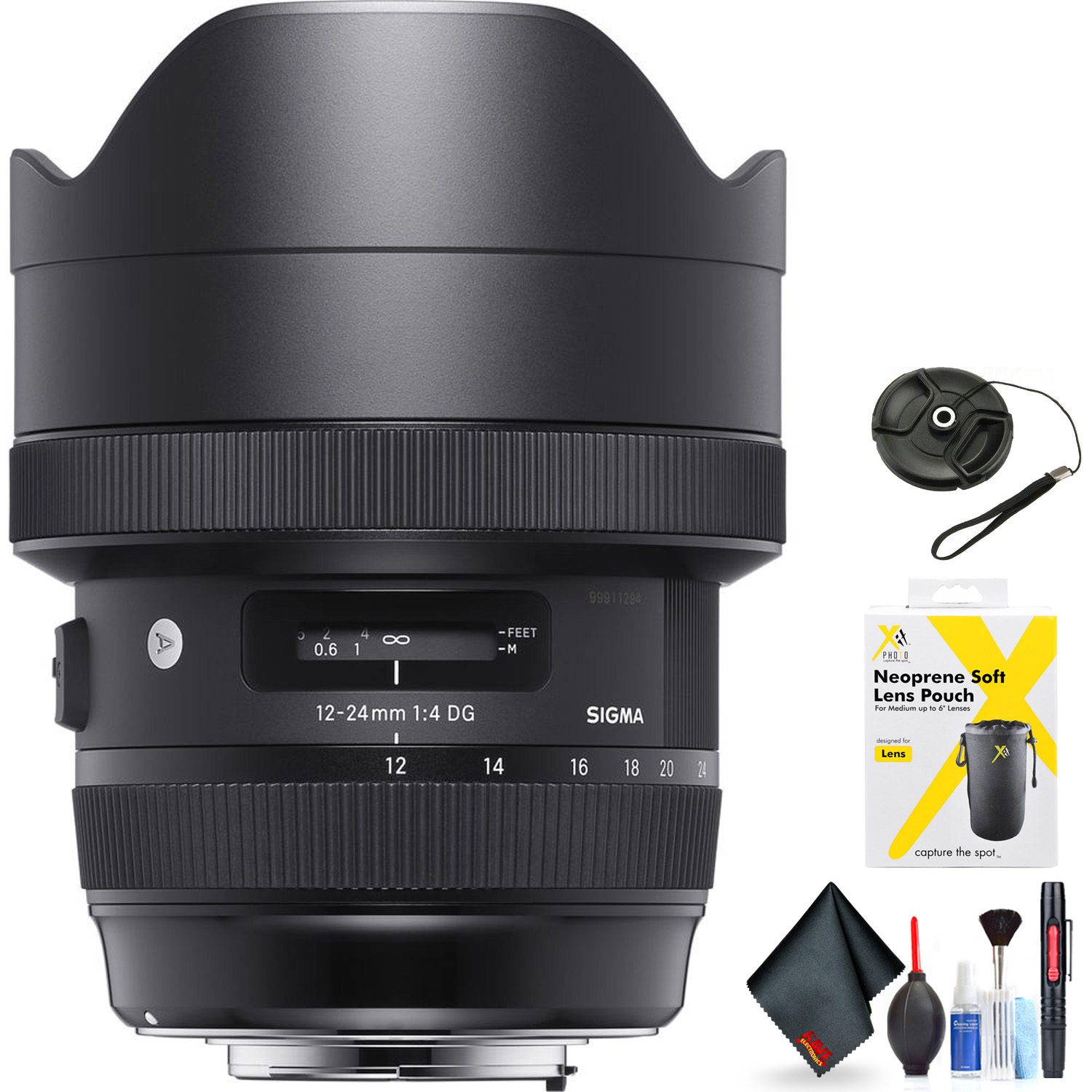Sigma 12-24mm f/4 DG HSM Art Lens for Nikon F for Nikon F Mount + Accessories (I - Picture 1 of 6