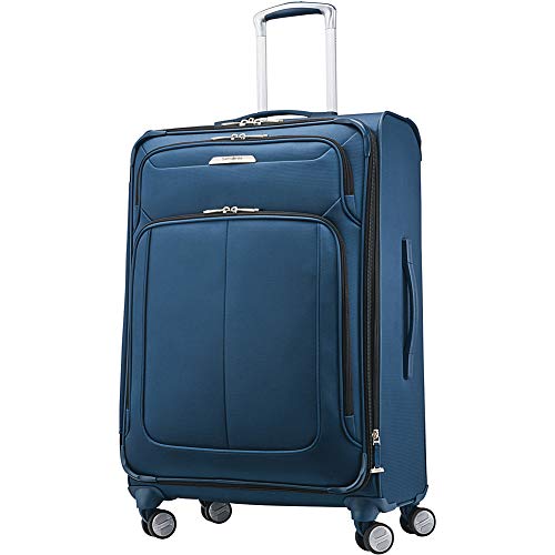 Samsonite SoLyte DLX Softside Luggage, Mediterranean Blue, Checked ...