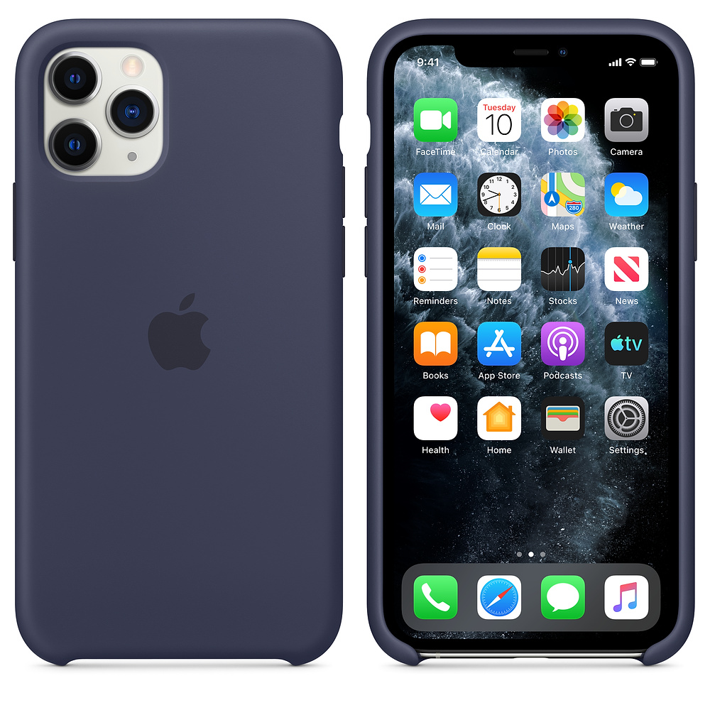 Best Buy: Apple iPhone 11 Pro Silicone Case Black MWYN2ZM/A