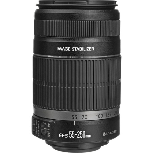 Canon EF-S 55-250mm f/4-5.6 IS II Lens (5123B006) + Filter