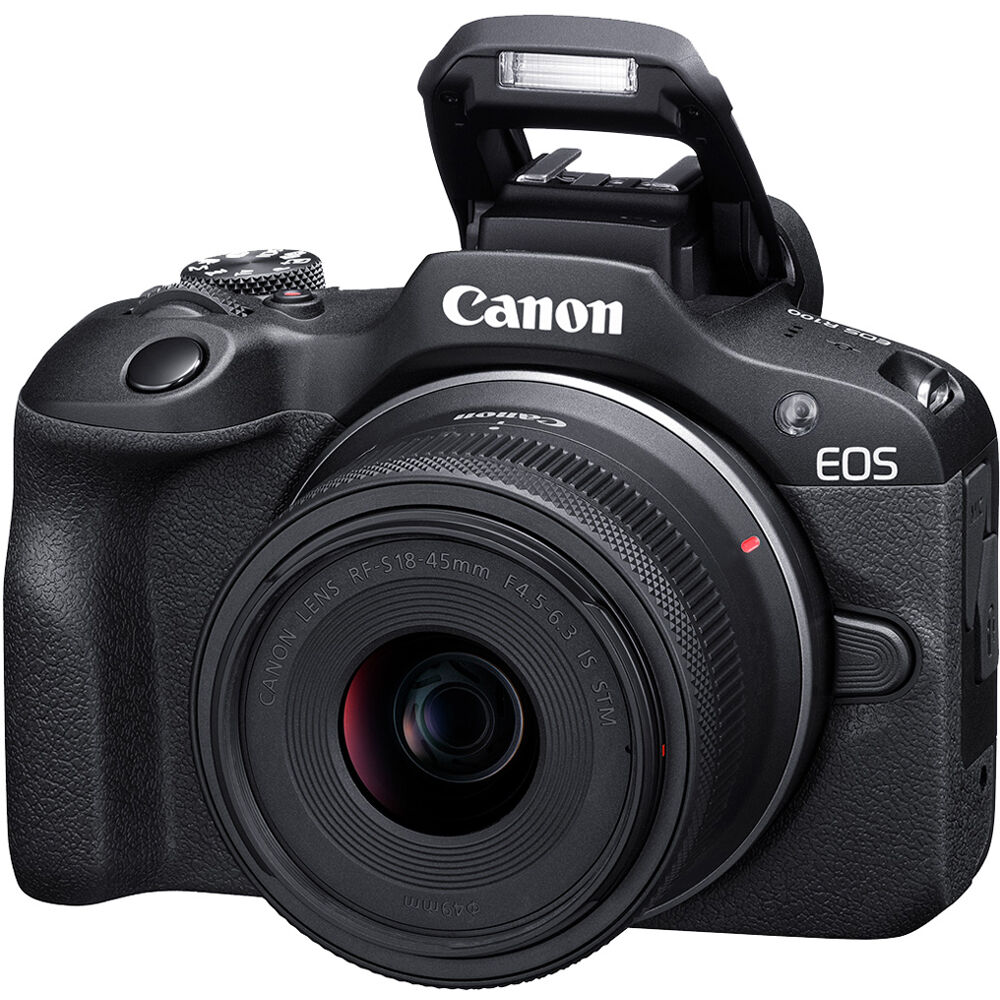 Canon EOS R100 Mirrorless Camera with 18-45mm and 55-210mm Lenses Kit + Filters - Picture 8 of 10