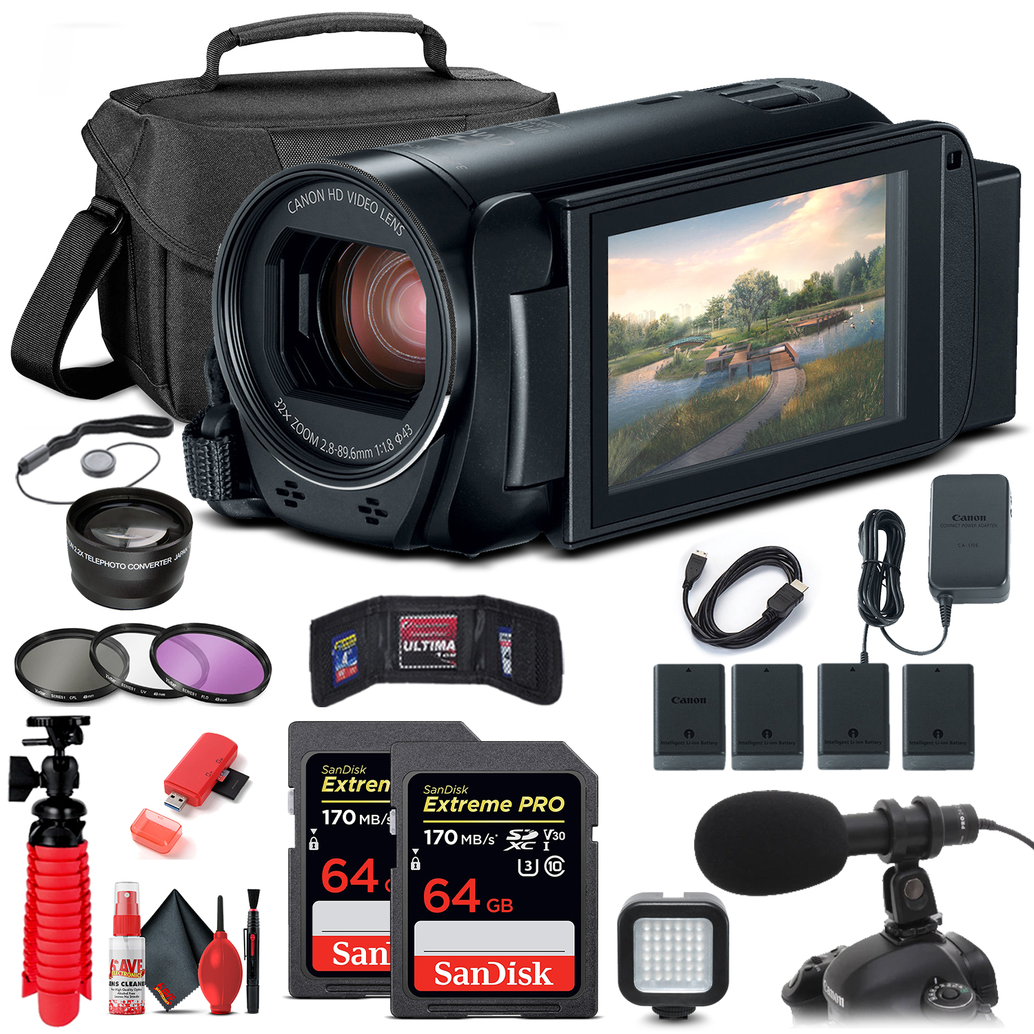 Hd Cmos Canon Vixia Hf R800 Camcorder Canon VIXIA HF R800 (White