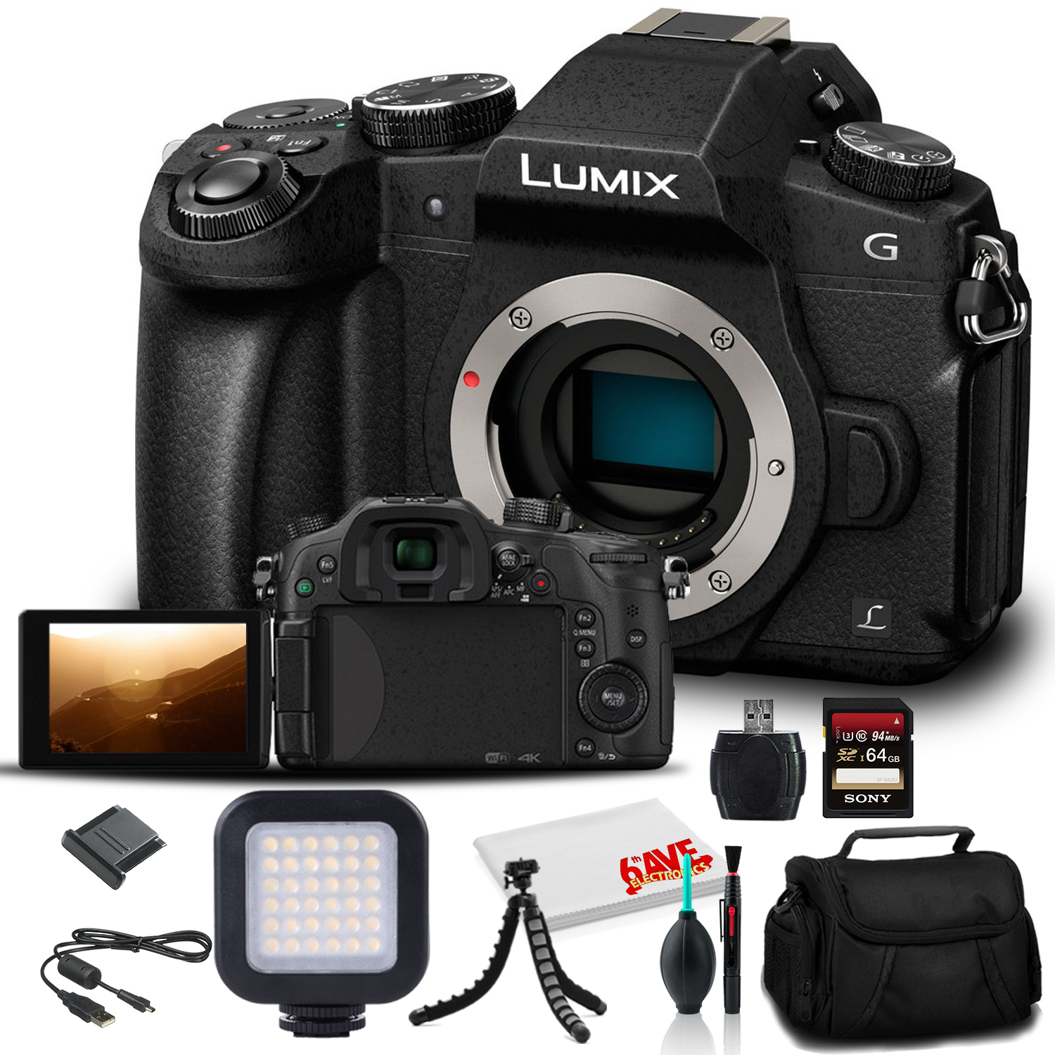 Panasonic Lumix DMC-G85 Mirrorless Digital Camera Body Only