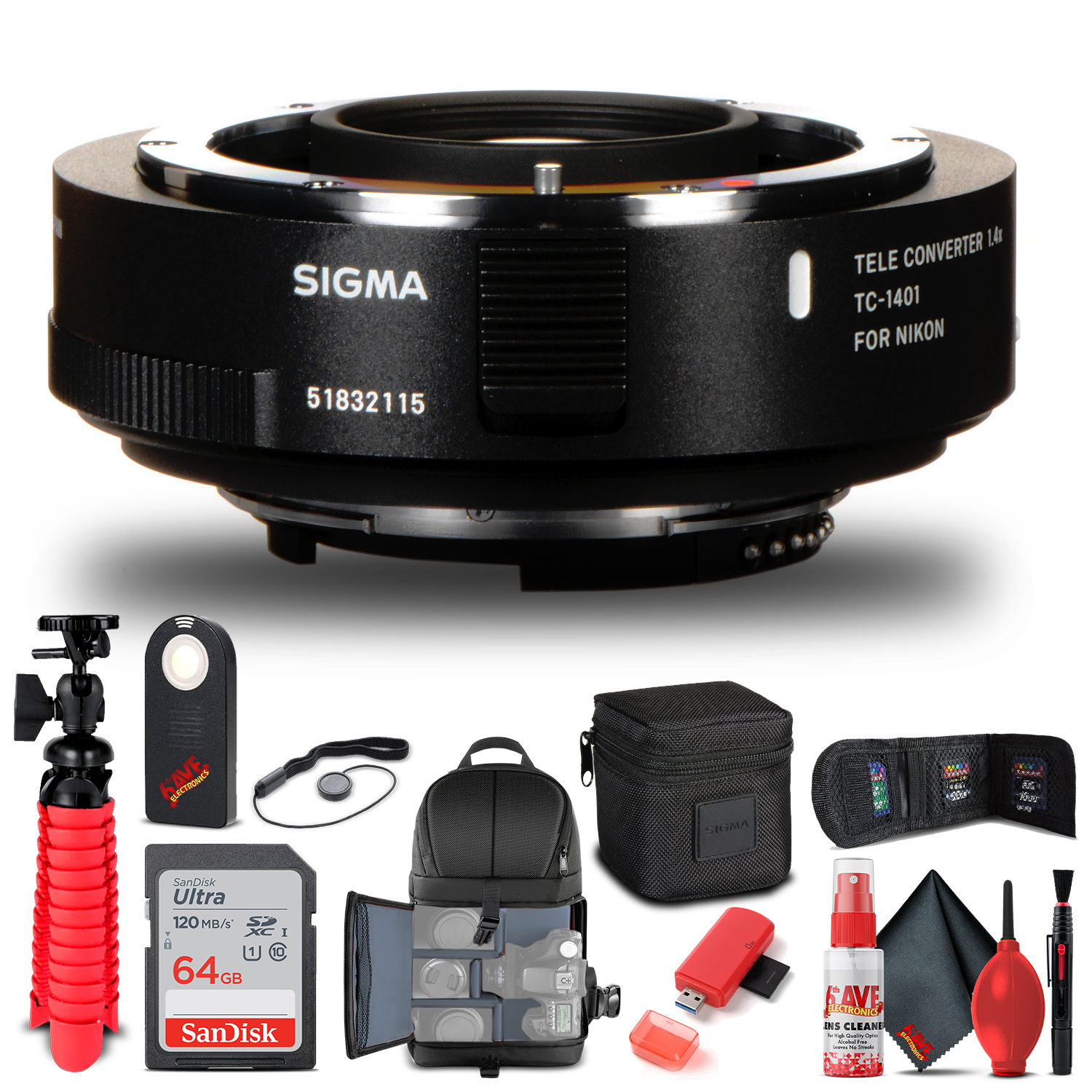 Sigma Tc 1401 1 4x Teleconverter For Nikon F Bundle Ebay