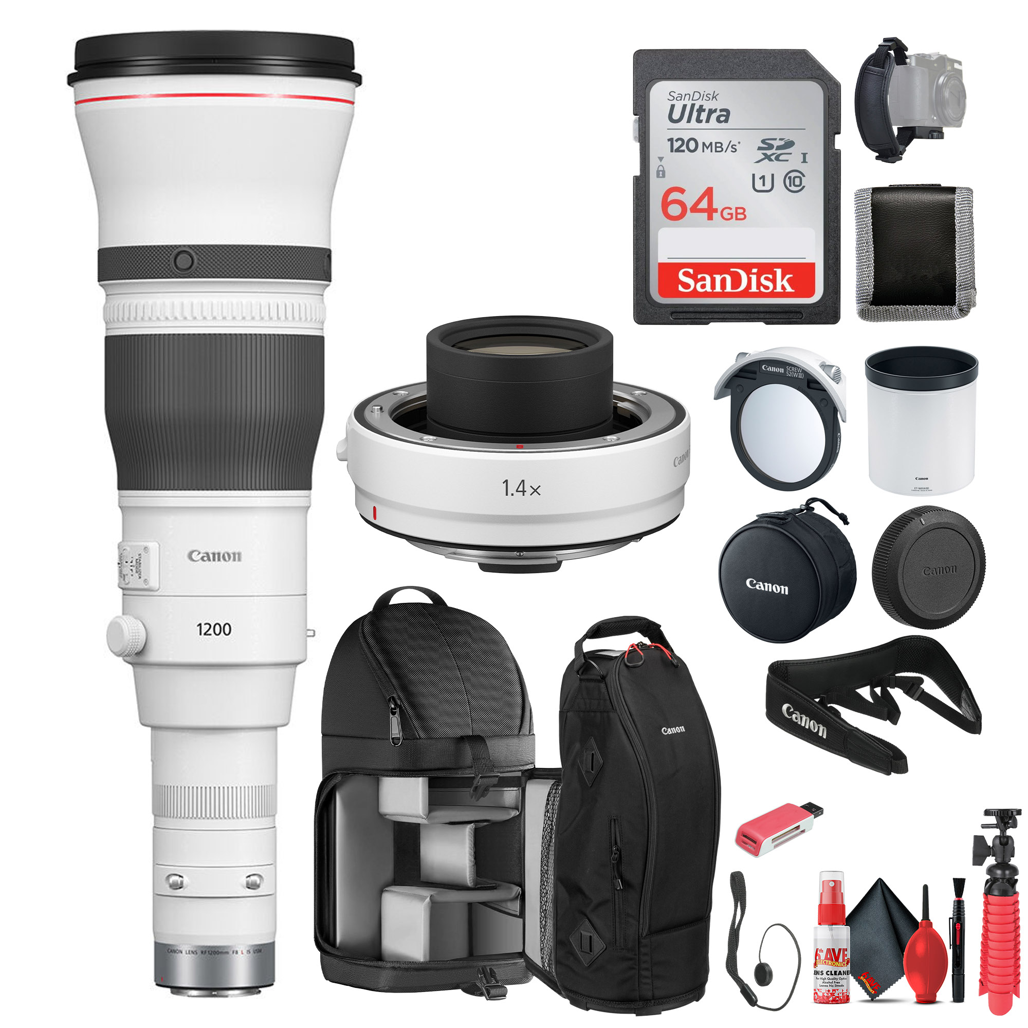 Canon RF 1200mm f/8 L IS USM Lens (5056C002) Canon Extender RF - Main Image