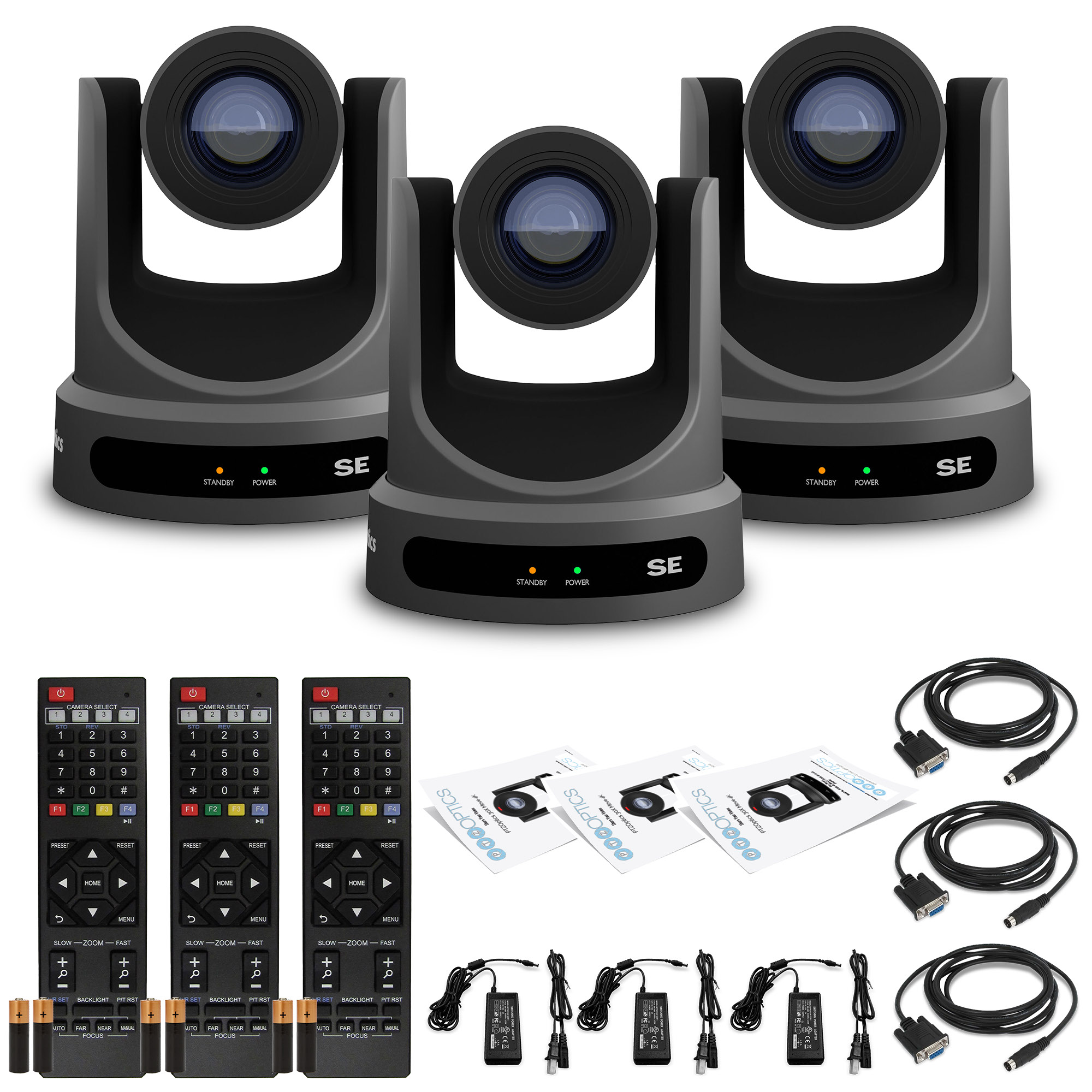 PTZOptics 3 x Move SE SDI/HDMI/USB/IP PTZ Camera with Optical Zoom