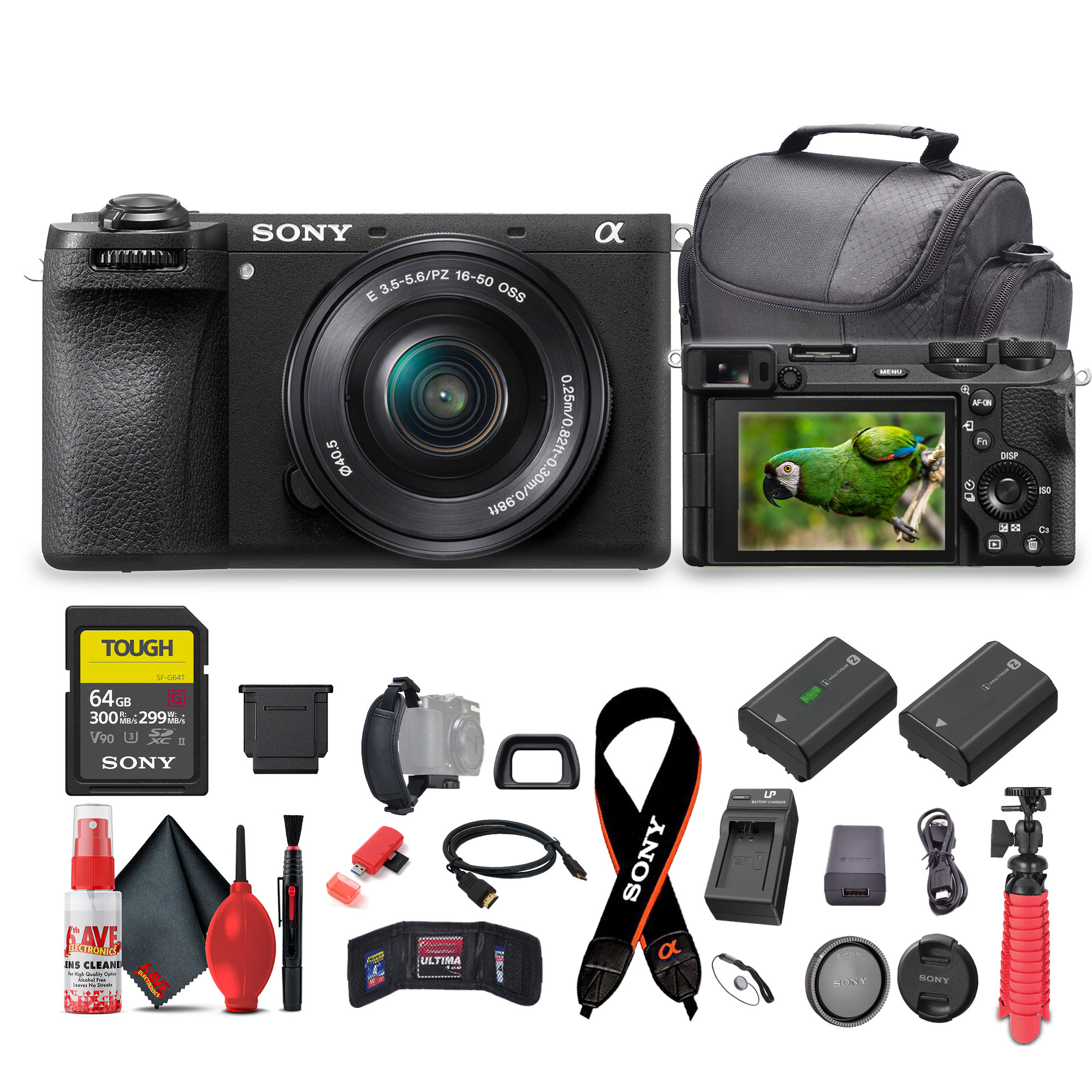 Sony a6700 Mirrorless Vlogger Camera With 16-50mm Lens + 64GB Card + More - - Picture 1 of 7
