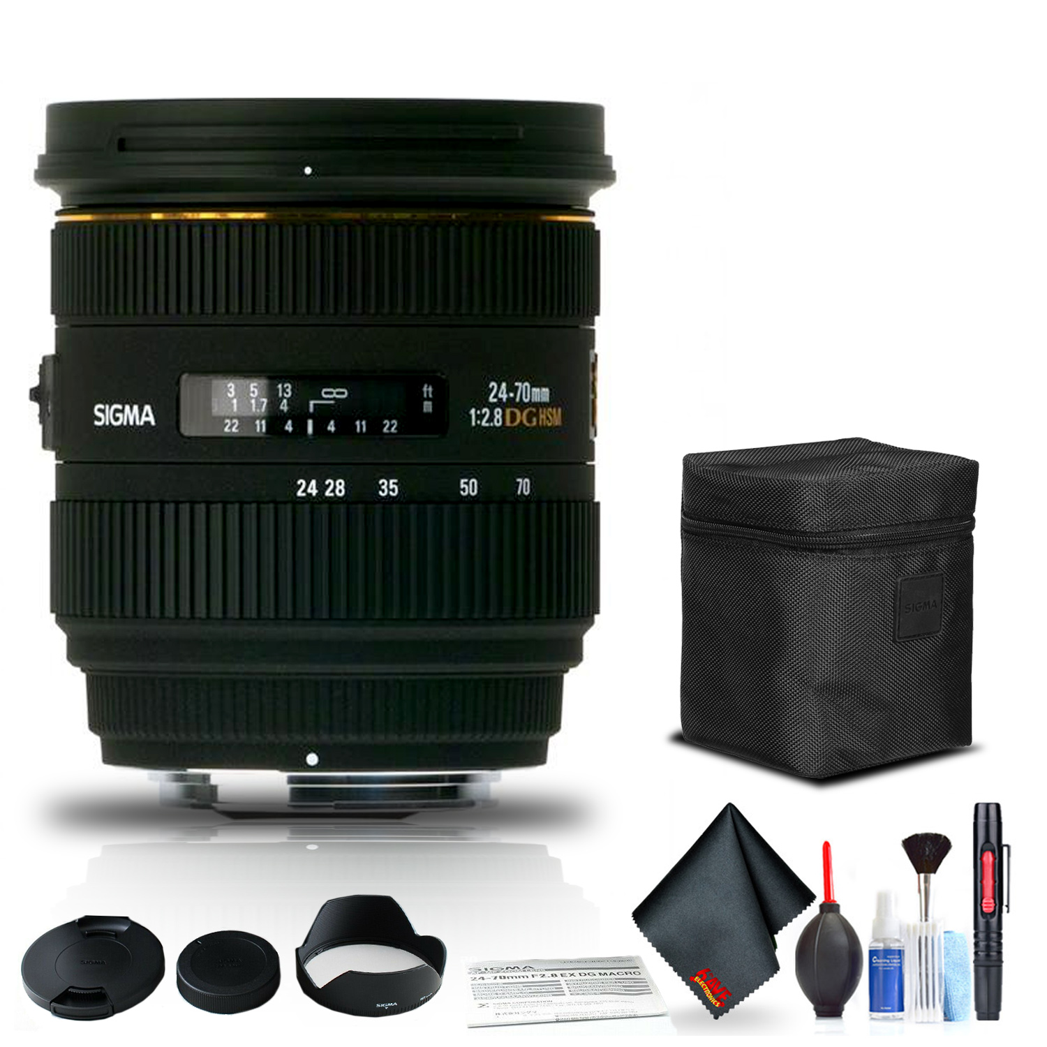 超美品 SIGMA 24-70mm 2.8 DC HSM EX ニコン B635 Used Sigma 24-70mm f/2.8 EX DG HSM - Nikon fit | MPB